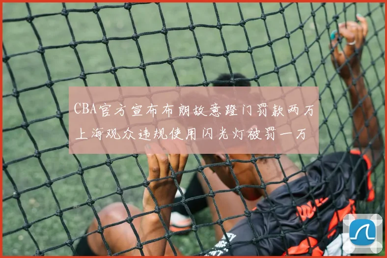 CBA官方宣布布朗故意蹬门罚款两万上海观众违规使用闪光灯被罚一万